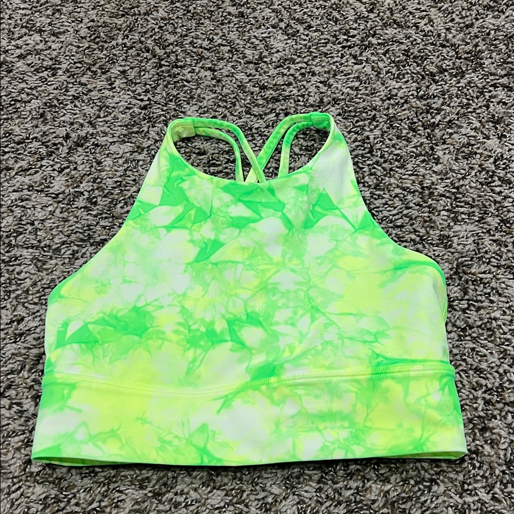 Preloved Lulu Sz 6 Tie Dye Bra Lululemon